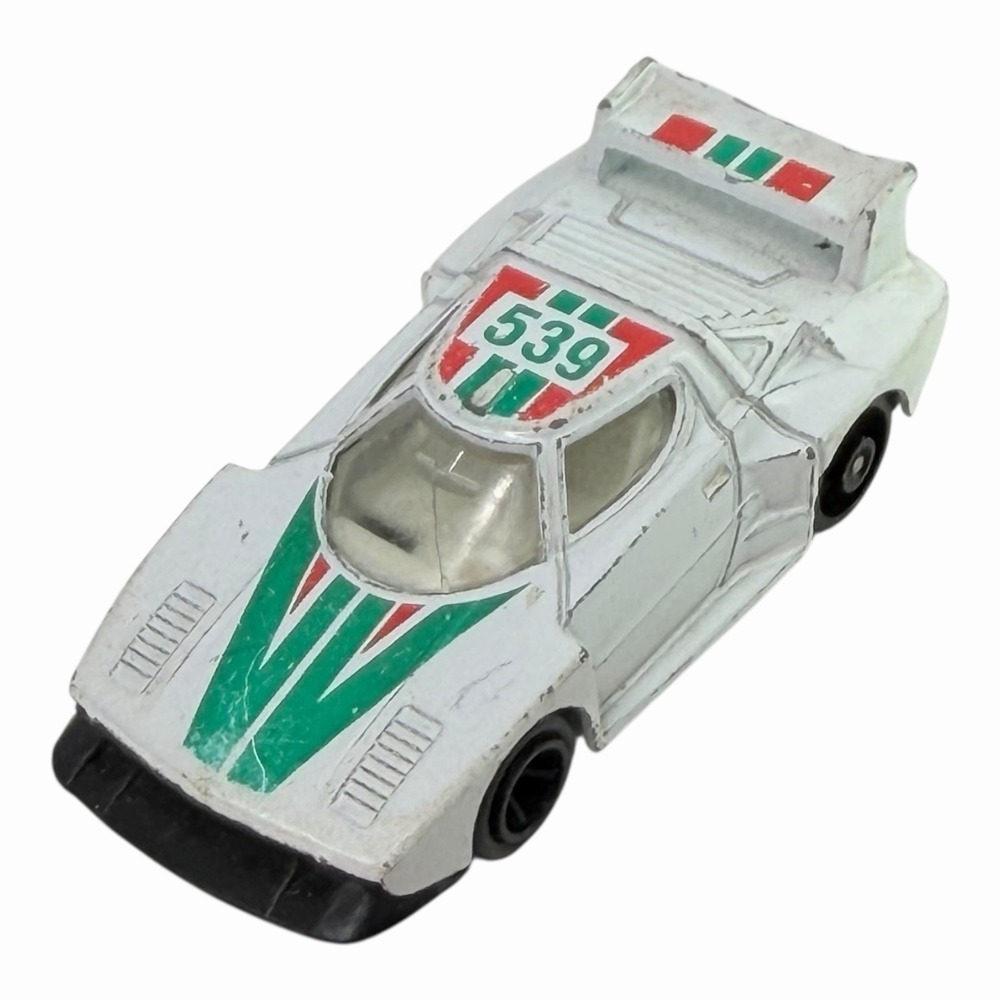 Vintage Diecast Lancia Alitalia Stratos #539 White Hong Kong